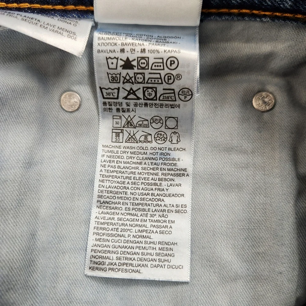 Levi's 559 Relaxed Fit Straight Leg Denim Blue Jeans Mens Size 42x30